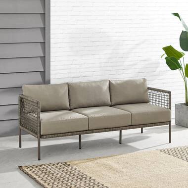 Metal patio sofa discount set